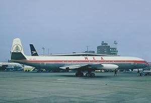 MEA Comet 4C 9K-ACI Plane at Heathrow Airport Limited Edition of 300 Postcard