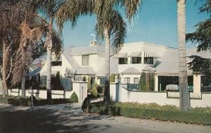Abbott & Costello Home Of Lou Vintage Postcard