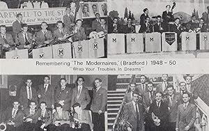 Glenn Miller The Moderaires At Bradford Brass Band Postcard