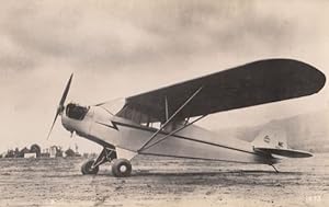 Piper J3 WW2 Plane Military Liverpool War Real Photo Aircraft Postcard