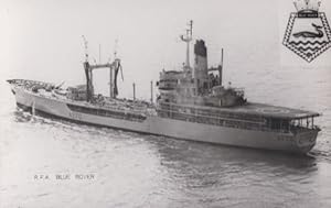 RFA Blue Rover Navy Military War Ship Vintage Plain Back Postcard Old Photo