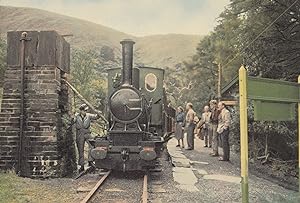No 6 Douglas At Dolgoch Welsh Wales Railway Station Train Staff Postcard