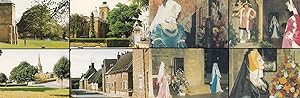 Northampton Churches Flower Festival Village 2x Postcard s