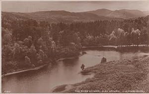 River Affaric Glen Skye Scotland Scottish Vintage Postcard