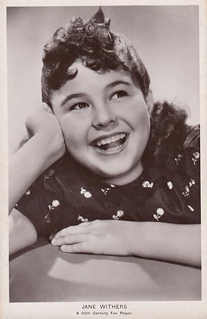 Jane Withers Picturegoer Vintage Photo Postcard