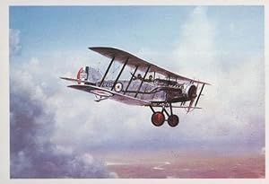 Bristol Military Fighter Parnassus London Gallery Painting Plane Postcard