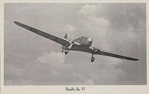 Arado AR77 German Biplane Fighter Plane Aircraft 1930s Pre WW2 Postcard
