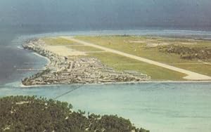 Gan Addu Atoll Maldives Plane Window View Postcard