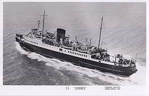 SS Londres Real Photo Old Postcard