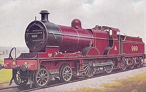 LMS Midland Class 4-4-0 No 999 Train Derby Built Old Postcard