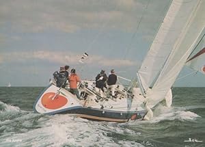 Big Apple Admirals Cup Racing Ron Holland Sailing Boat Race 1970s Postcard