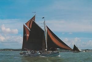 The Smack ADC Victorian Built Brightlingsea Essex Sailing Ship Postcard