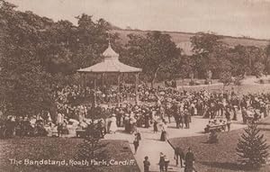 Cardiff Bandstand Roath Park Antique Welsh Postcard