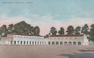 Bareilly British Infantry Guardroom Indian India Military Postcard