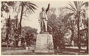 Cape Town Botanical Gardens Rhodes Statue Postcard