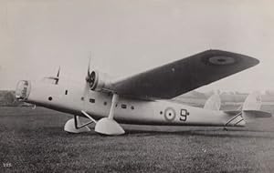 Bristol 130 Bombay Prototype WW2 Plane Military Aircraft War Real Photo Postcard