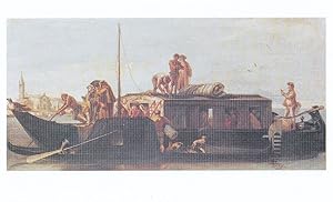 Thomas Patch Venetian Postal Royal Mail Letter Boat Ship Old Painting Postcard