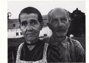 French Canadian Farmers In WW2 Wartime Farm in France Award Photo Postcard