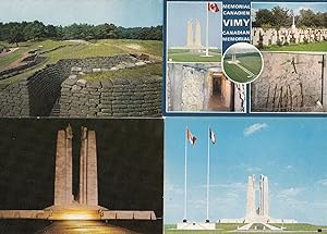 Vimy Military Memorial 4x Canada Canadian Postcard