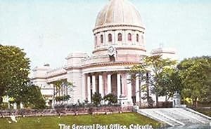 Calcutta Post Office India Vintage Indian Postcard
