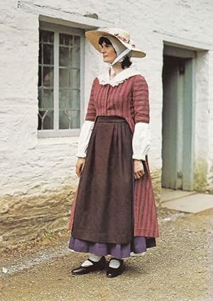 Monmouthshire 19th Century Diary Milk Wales Fashion Dress Welsh Costume Postcard