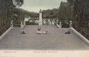 General Eliotts Monument Gibraltar Postcard