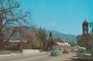 Ojai Calafornia Post Office Tower Shopping Centre 1960s USA Postcard