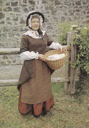 Glamorgan Victorian Cockle Woman Wales Fashion Dress Welsh Costume Postcard