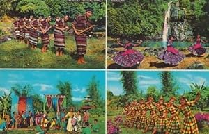 Philippine Dances Island Philippines Tribal Dance Customs Rare Photo Postcard