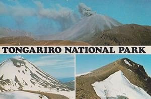Tongariro National Park Snow Mountains at Christmas New Zealand Postcard