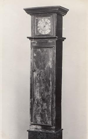 Antique Grandfather Clock Cymrieg Bangor Museum Rare Real Photo Postcard