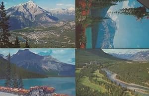 Canadian Rockies Golf Course Banff Cascade Mountain Hotel 4x Postcard s