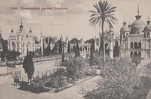 Lucknow Gardens Hoosainabad Antique India Indian Mint Postcard