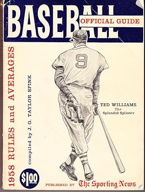 Baseball Guide and Record Book 1958