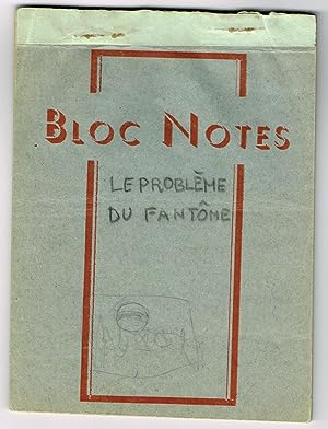 Le Problème du Fantôme. Sketchbook containing 49 sketches for an unpainted work.