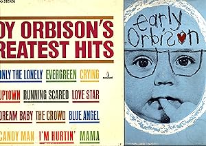 Early Roy Orbison, AND A SECOND LP, Roy Orbison's Greatest Hits (PAIR OF VINYL ROCK 'N ROLL LPs)
