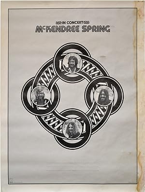 McKendree Spring music tour poster blank (Original poster for an undated tour appearance)