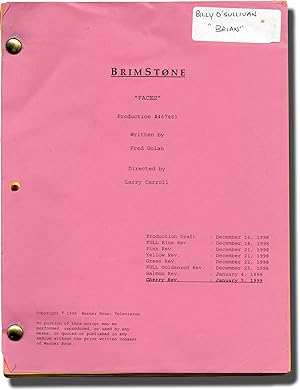 Brimstone: Faces (Original screenplay for the 1999 television series)