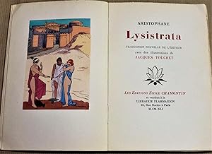 Lysistrata avec des illustrations de Jacques Touchet