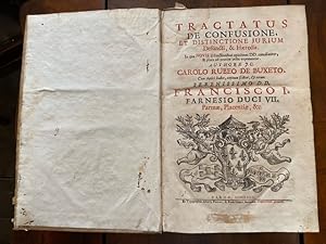 Tractatus de confusione et distinctione jurium defuncti, & haeredis [.] authore Carolo Rubeo de B...