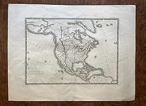 Carte de L'Amerique Septentrionale, par A.H. Brue.Janvier 1820.Augmentee en Janvier 1821.
