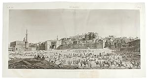 Le Kaire. Vue de la Place Appellée El Roumeyleii et de la Citadelle
