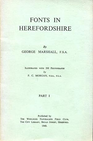 Fonts in Herefordshire : Part I