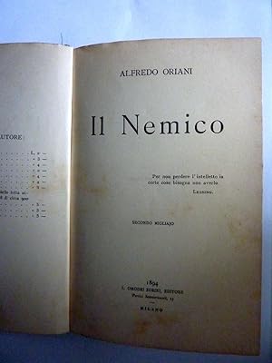 IL NEMICO Secondo Migliaio