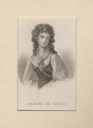 Madame de Genlis. (Ritratto a mezza figura, di 3/4 verso destra, con acconciatura naturale a morb...