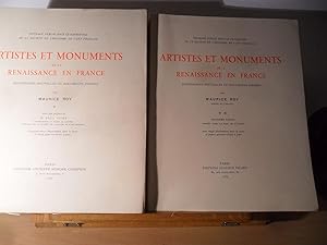 Artistes et Monuments de la Renaissance en France - Recherches-Nouvelles et Documents inédits par...