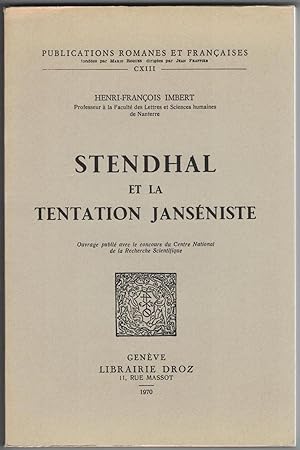Stendhal et la tentation janséniste.
