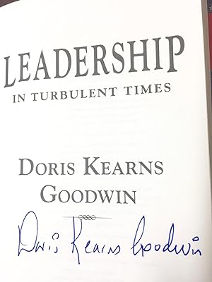 Leadership: In Turbulent Times (Signed First Printing)