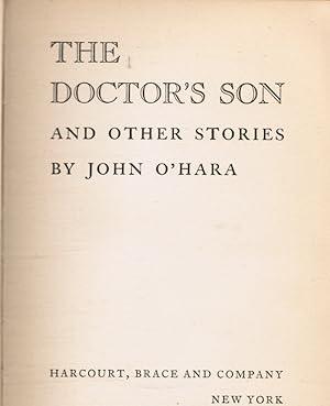 The Doctor's Son and Other Stories