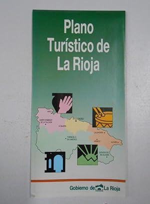 PLANO TURISTICO DE LA RIOJA. 1988. DIRECCION GENERAL DE TURISMO. 1988. tdkp11